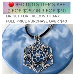 π΄π FREE ! Flower of life lotus flower adjustable necklace